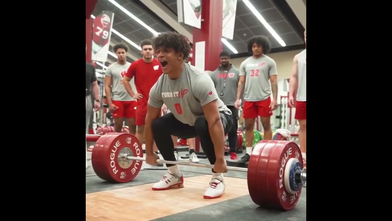 New York Jets good morning, here's Braelon Allen as an 18 year old with a 405 power clean