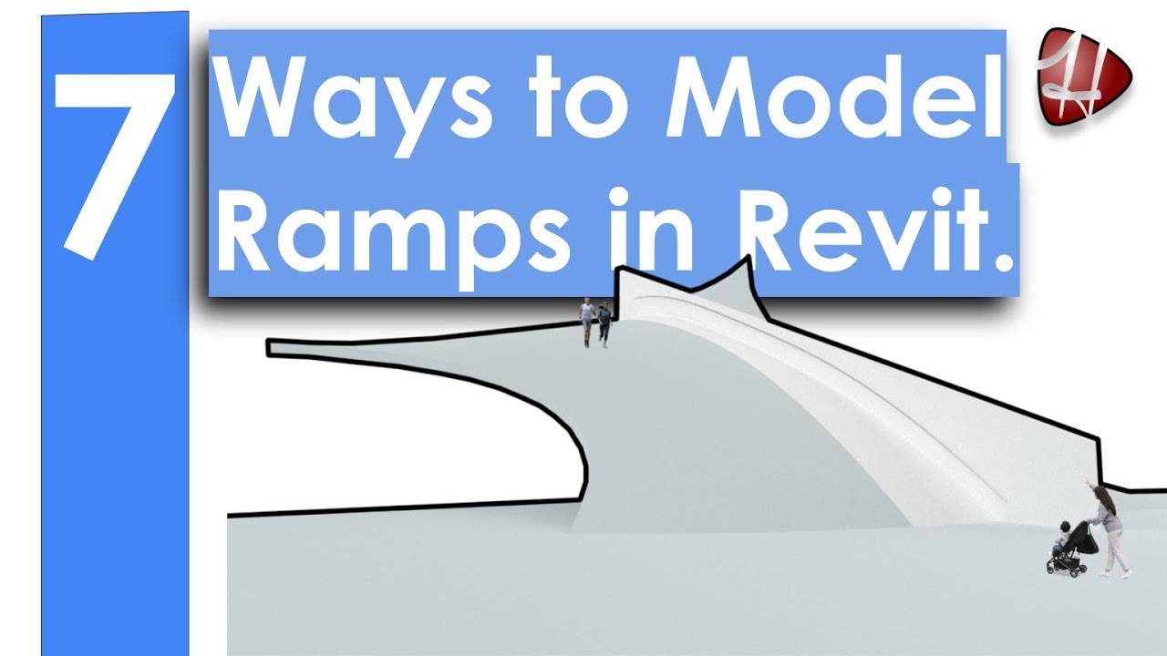 7 различных способов моделирования пандусов в Revit