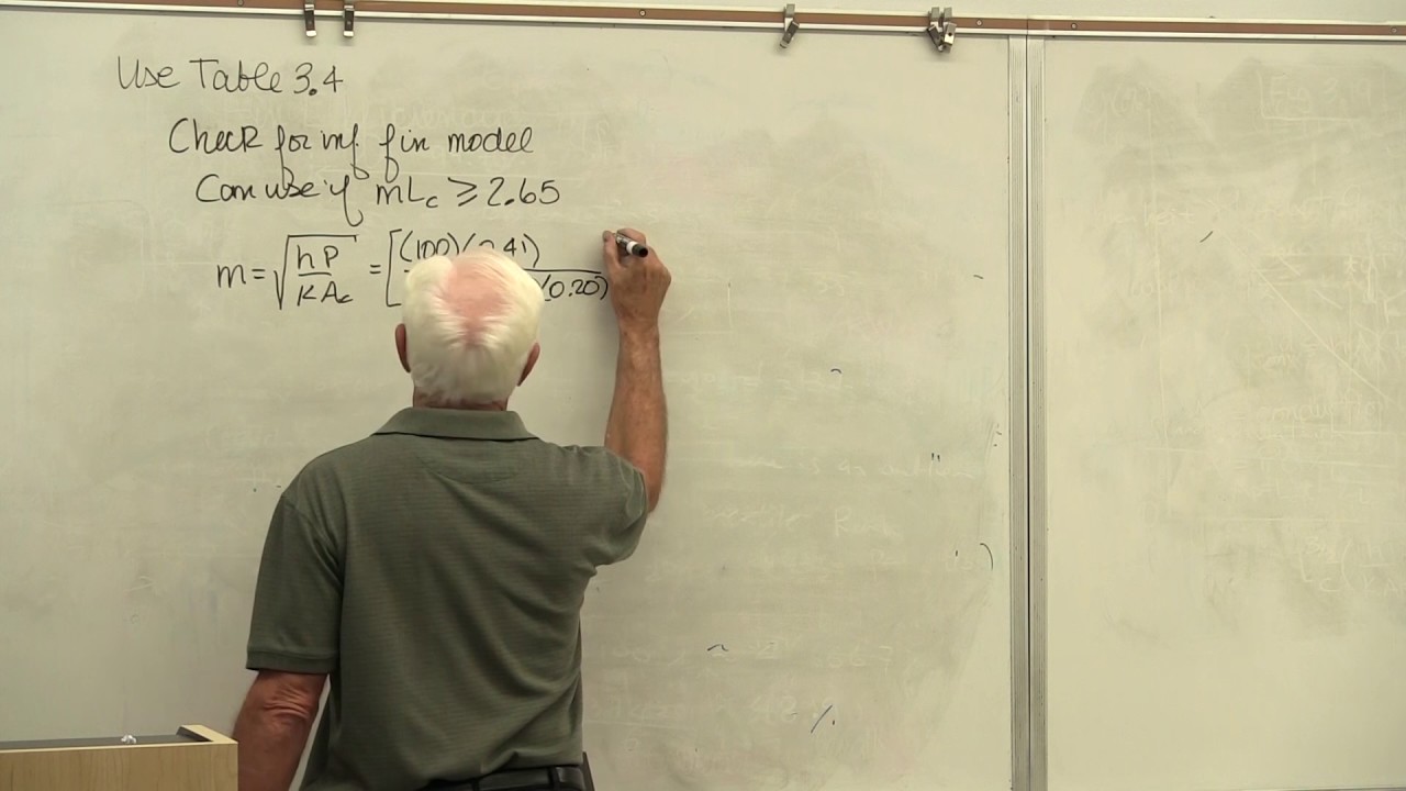 Heat Transfer: Fin examples (7 of 26)