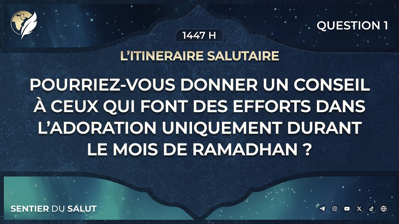 🎥 Question n°1 - L’itinéraire salutaire 1447 H
