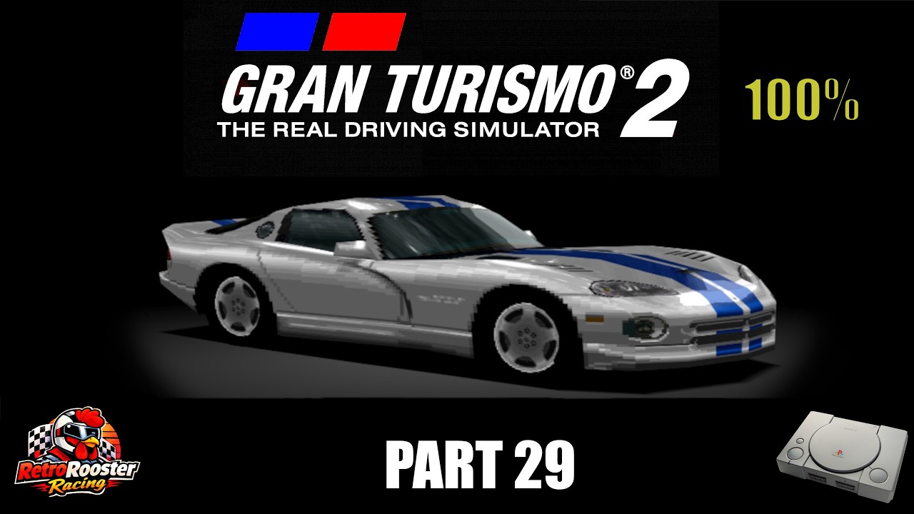 Gran Turismo 2 PS1 – Part 29 | Seattle 100 Miles Endurance | Dodge Viper GTS