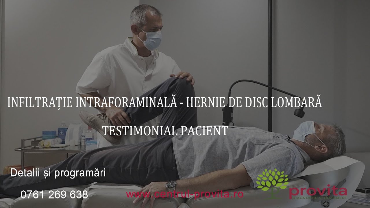 INFILTRAȚIA INTRAFORAMINALĂ CAZ HERNIE DE DISC LOMBAR