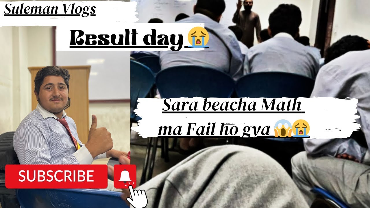 Results day at Pgc|Math maSara becha fail hogya|Suleman vlogs