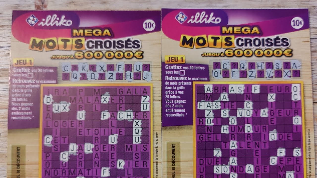 🛑 Grattage du 31 mai 🍀 session méga mot croisé