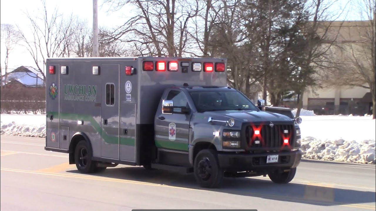 Uwchlan Ambulance Corps Micu 87-1 Responding