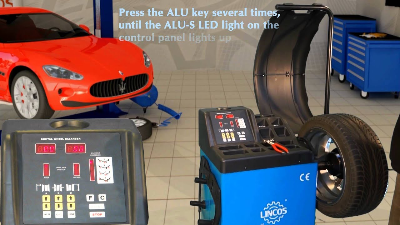 Lincos® U-500 Alu rim balancing