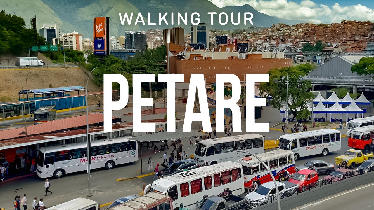 🚶‍♀️🚶Caracas 🇻🇪Walking Tour 4K: Petare | Conoce sus calles, el metro, casco histórico y vida urbana