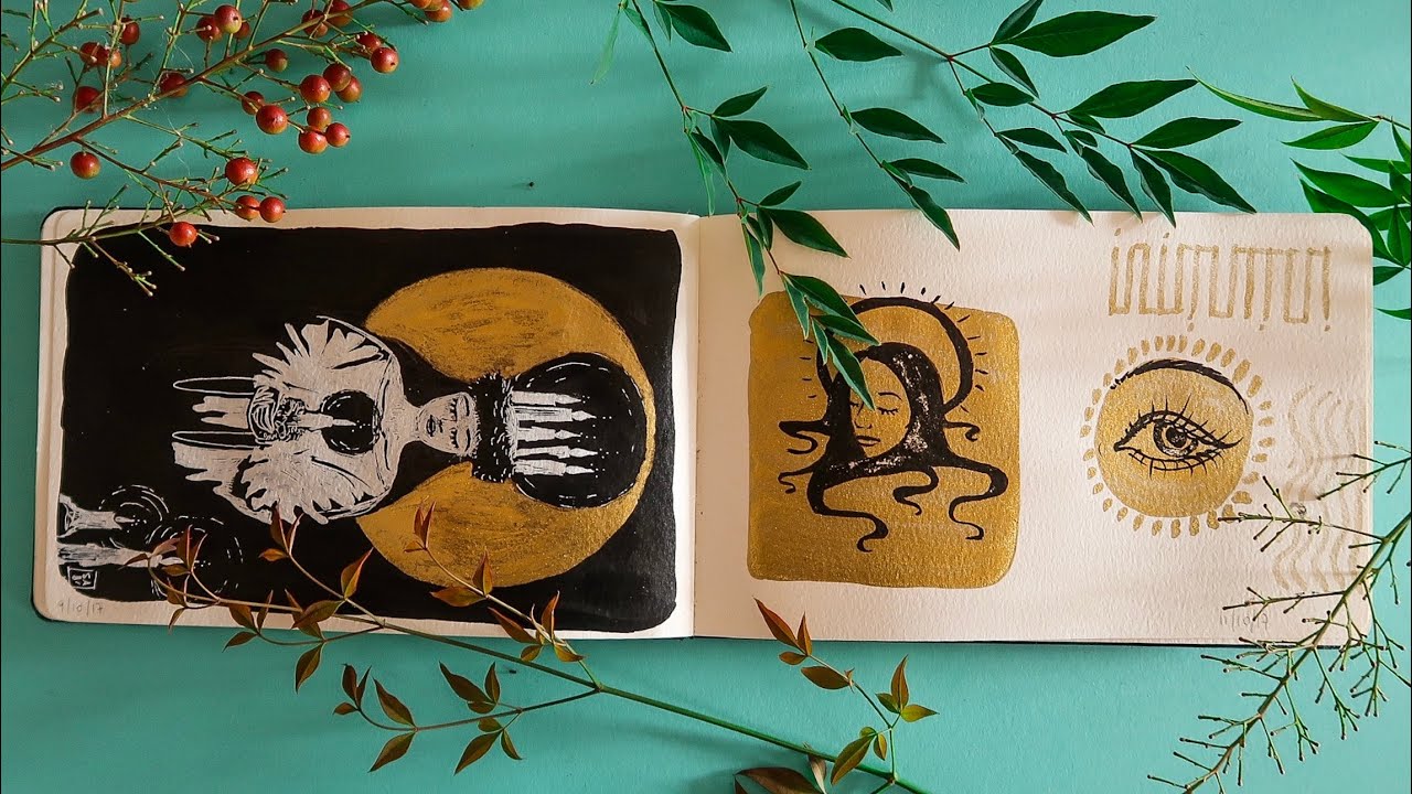 Flip through my watercolor SKETCHBOOK | Developing my ILLUSTRATION style | MOLESKINE