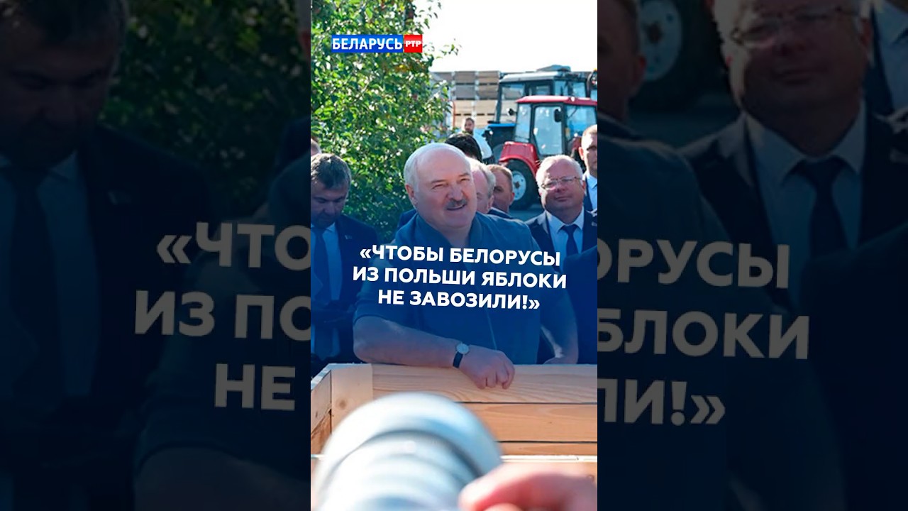 &laquo;ЧТОБЫ БЕЛОРУСЫ ИЗ ПОЛЬШИ ЯБЛОКИ НЕ ЗАВОЗИЛИ!&raquo; ЗАДАЧА ОТ ЛУКАШЕНКО #лукашенко #новости #беларусь