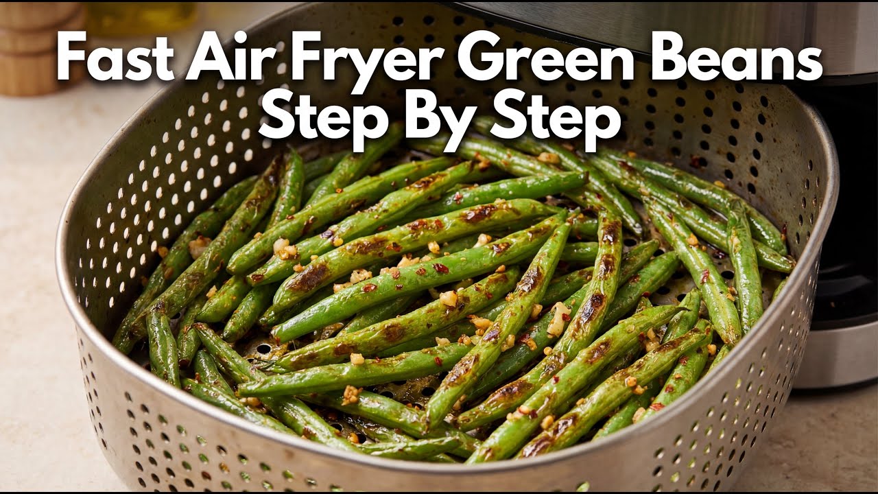 Fast Air Fryer Green Beans - Crispy Cooking Guide Step By Step