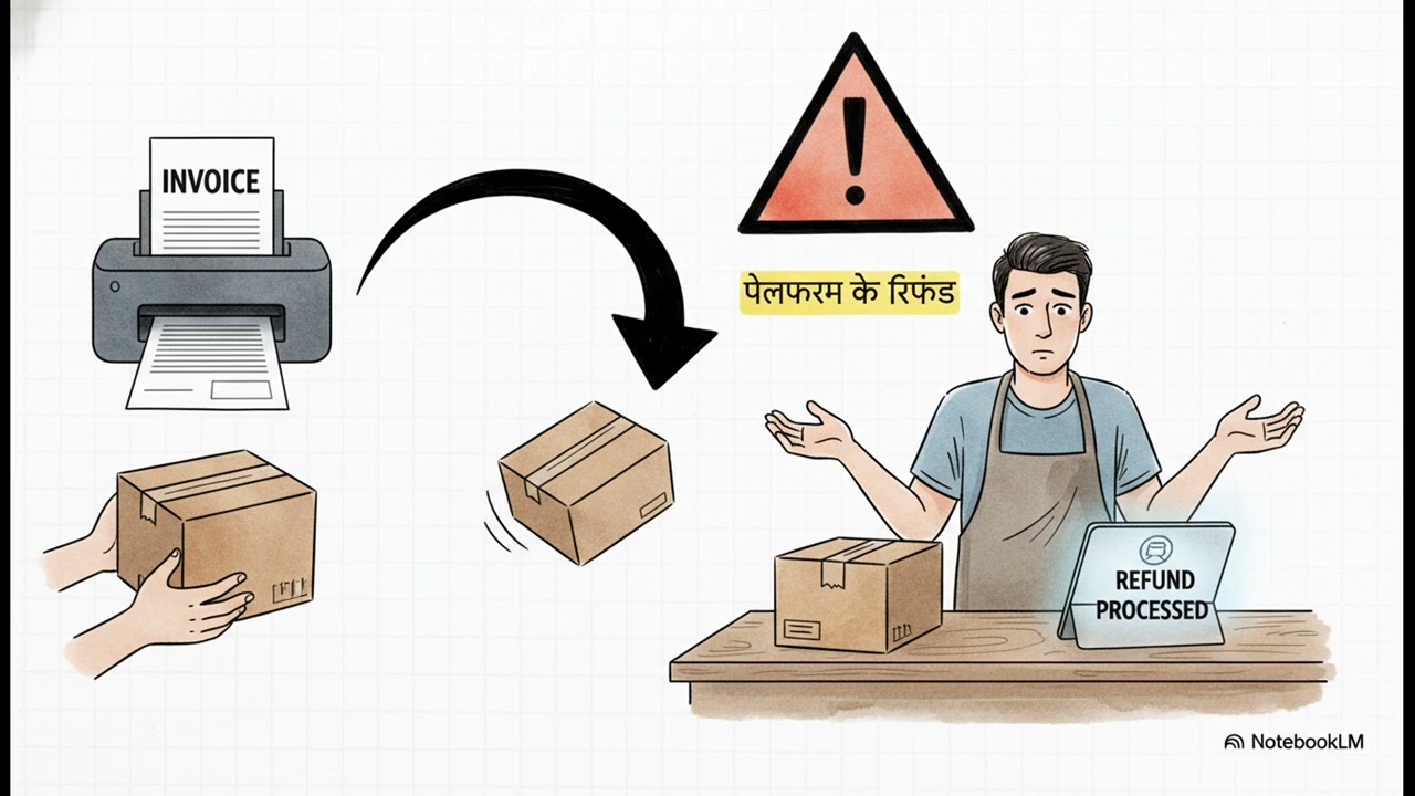 GST Act Section 34 क्या है? | Amazon / Online Seller के लिए Credit Note Rule (Examples के साथ)