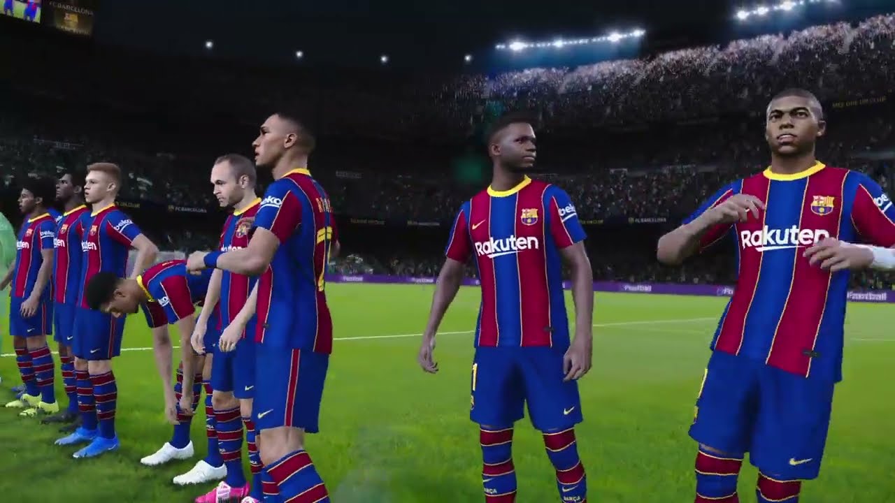 eFootball PES 2021 SEASON UPDATE PS4 (Liga máster) Final de Copa del Rey Real Betis vs FC Barcelona.