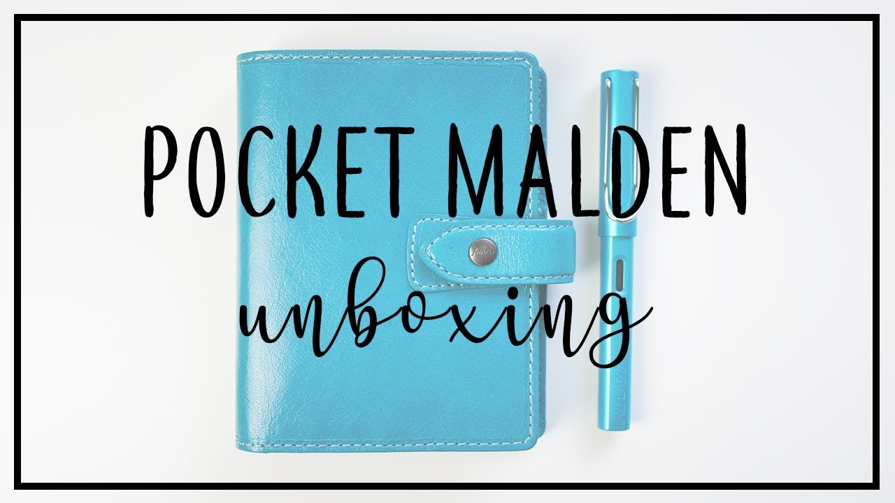 Pocket Malden Filofax (Kingfisher Blue)