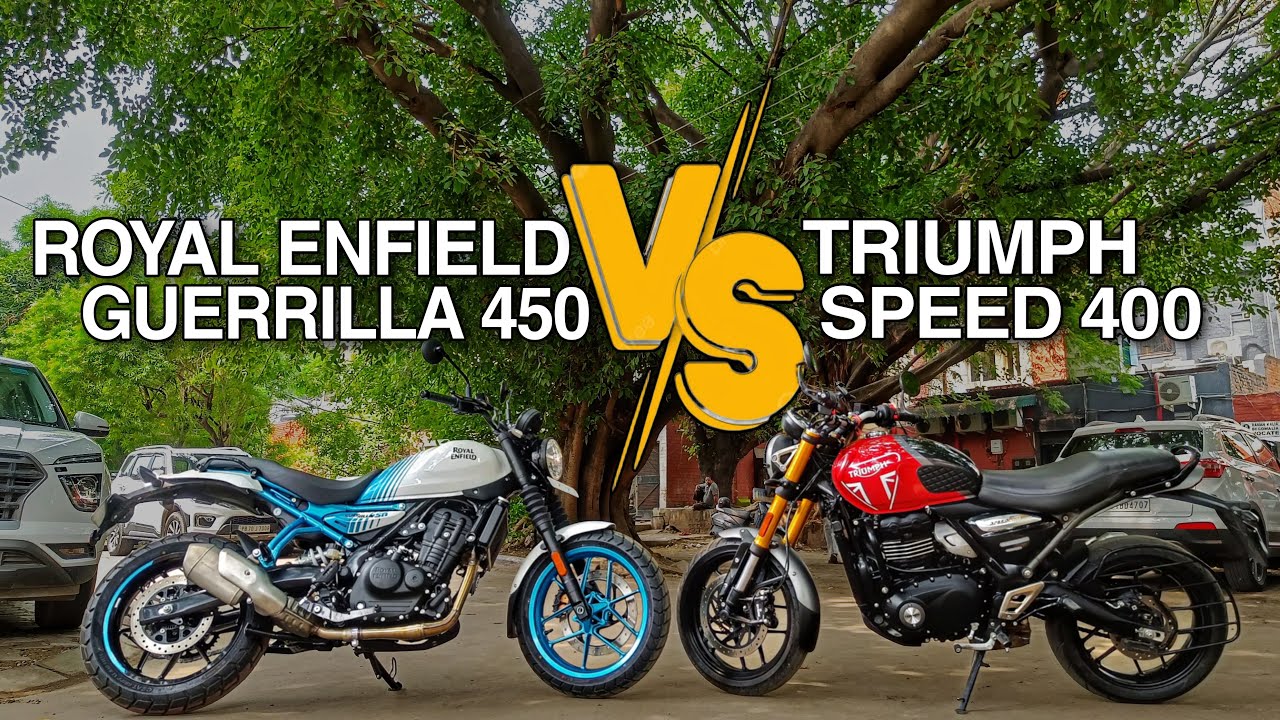Royal Enfield Guerrilla 450 vs Triumph Speed 400 - Detailed Comparison