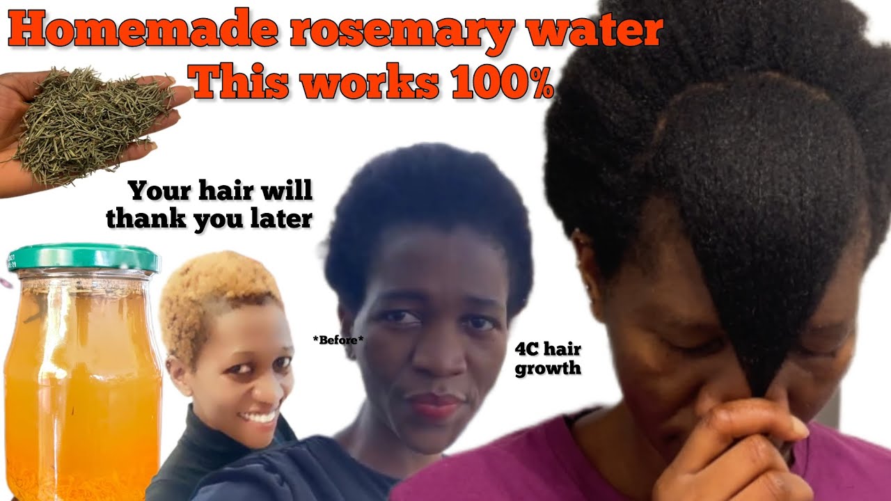 Как сделать спрей для волос с розмариновой водой дома для ускорения роста волос.