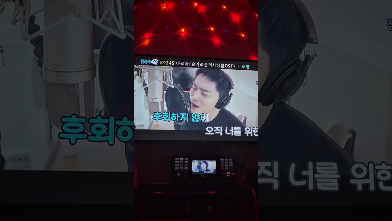 조정석 아로하 노래방 커버 