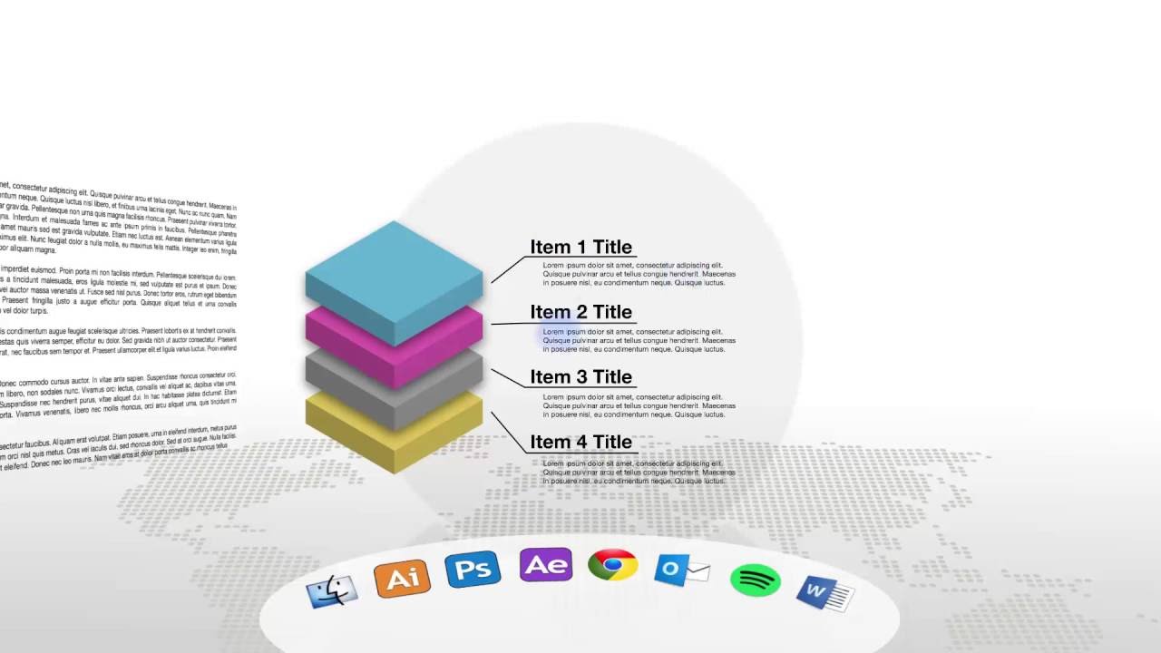 Spatial UI Concept: graphs and charts in web content + taskbar