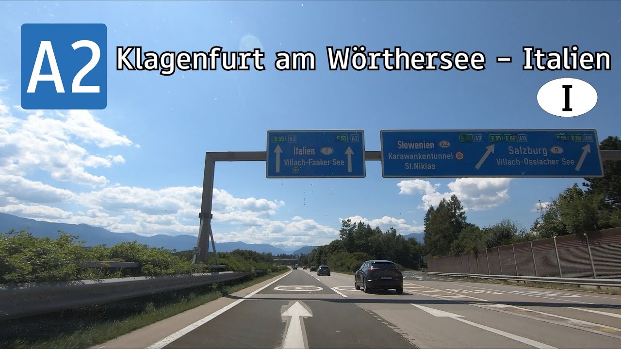 Austria: A2 Klagenfurt am Wörthersee - Italien (Süd Autobahn)