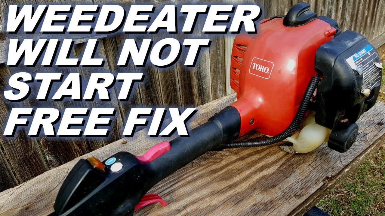 Toro trimmer doesn't start