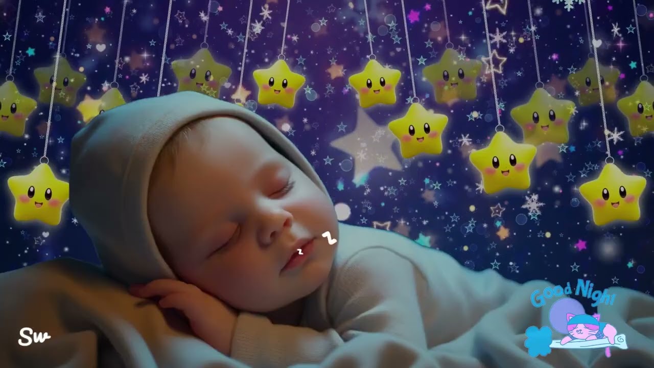 Baby Sleep Music💤Instant Baby Sleep in 3 Minutes🌙Deep Sleep Trick 💖Mozart & Brahms Lullabies