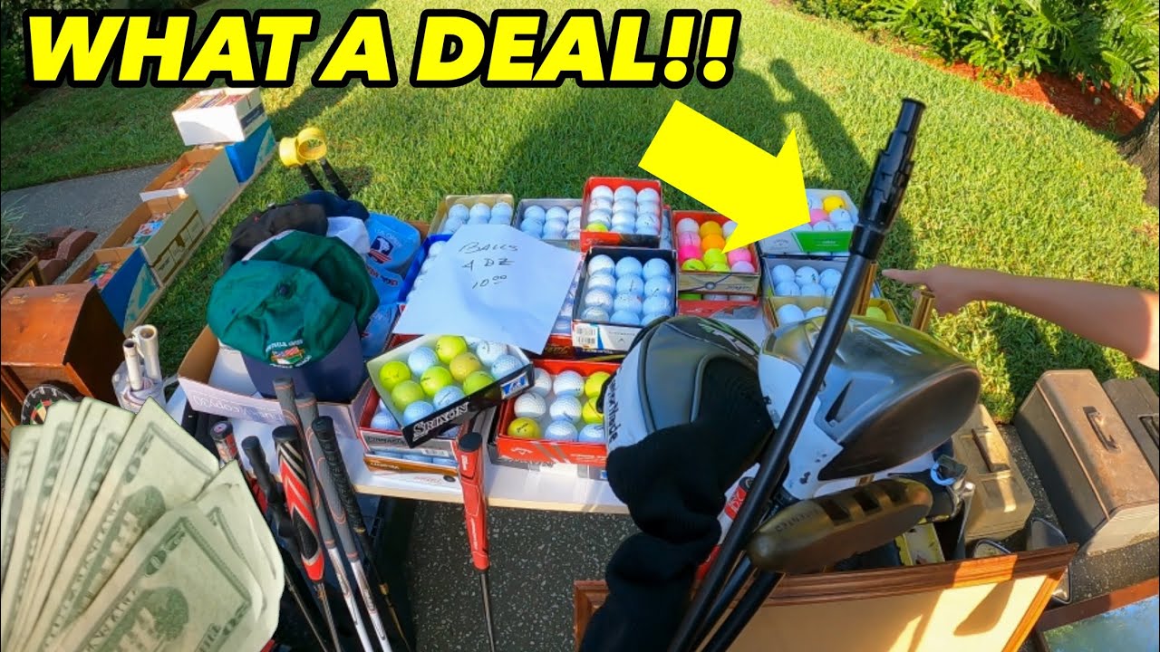 HE NAMED THE PRICES.. We Kept On BUYING AT THIS GARAGE SALE