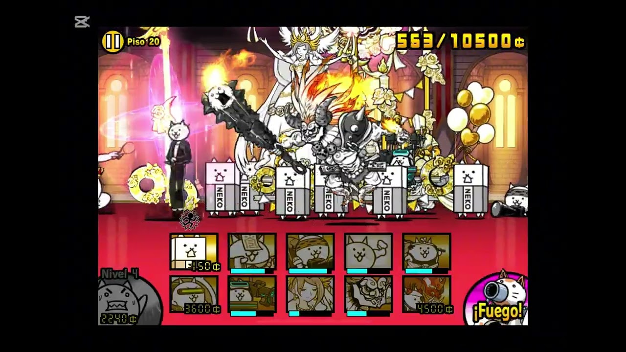 Tutorial de como pasarse la fase 20 De la Torre celestial The Battle Cats 