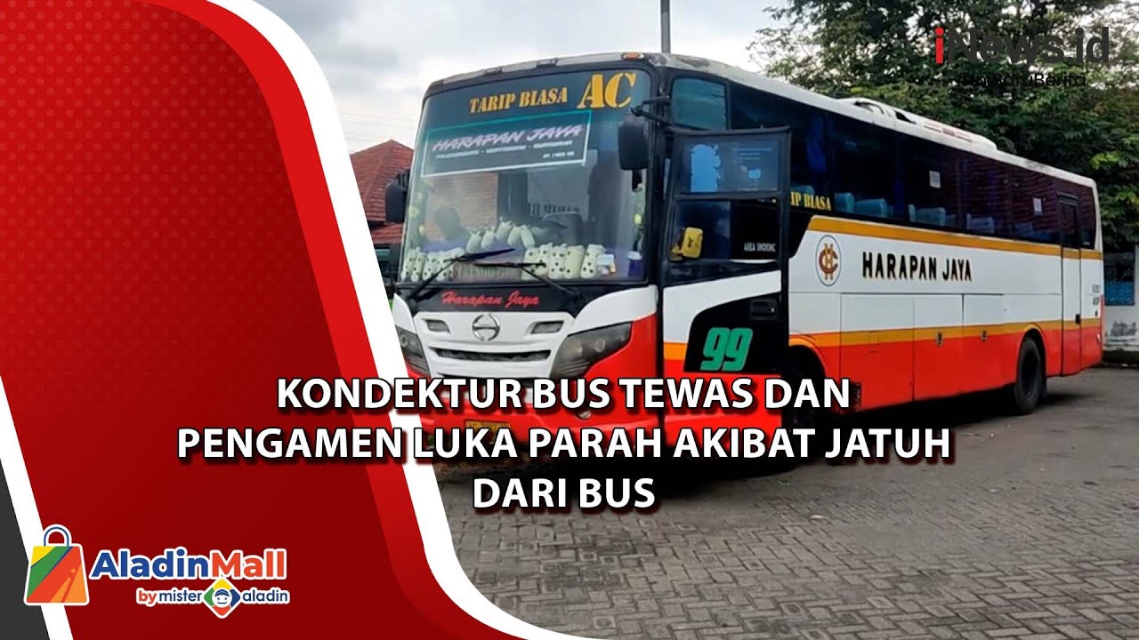 Satu Orang Tewas dan Lainnya Luka Parah akibat Jatuh dari Bus