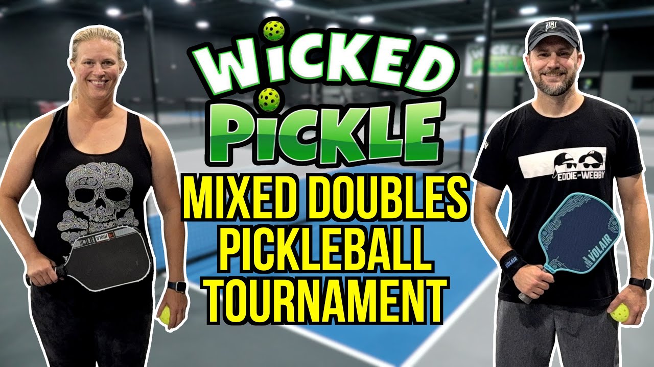 Турнир по пиклболу среди смешанных пар в Wicked Pickle