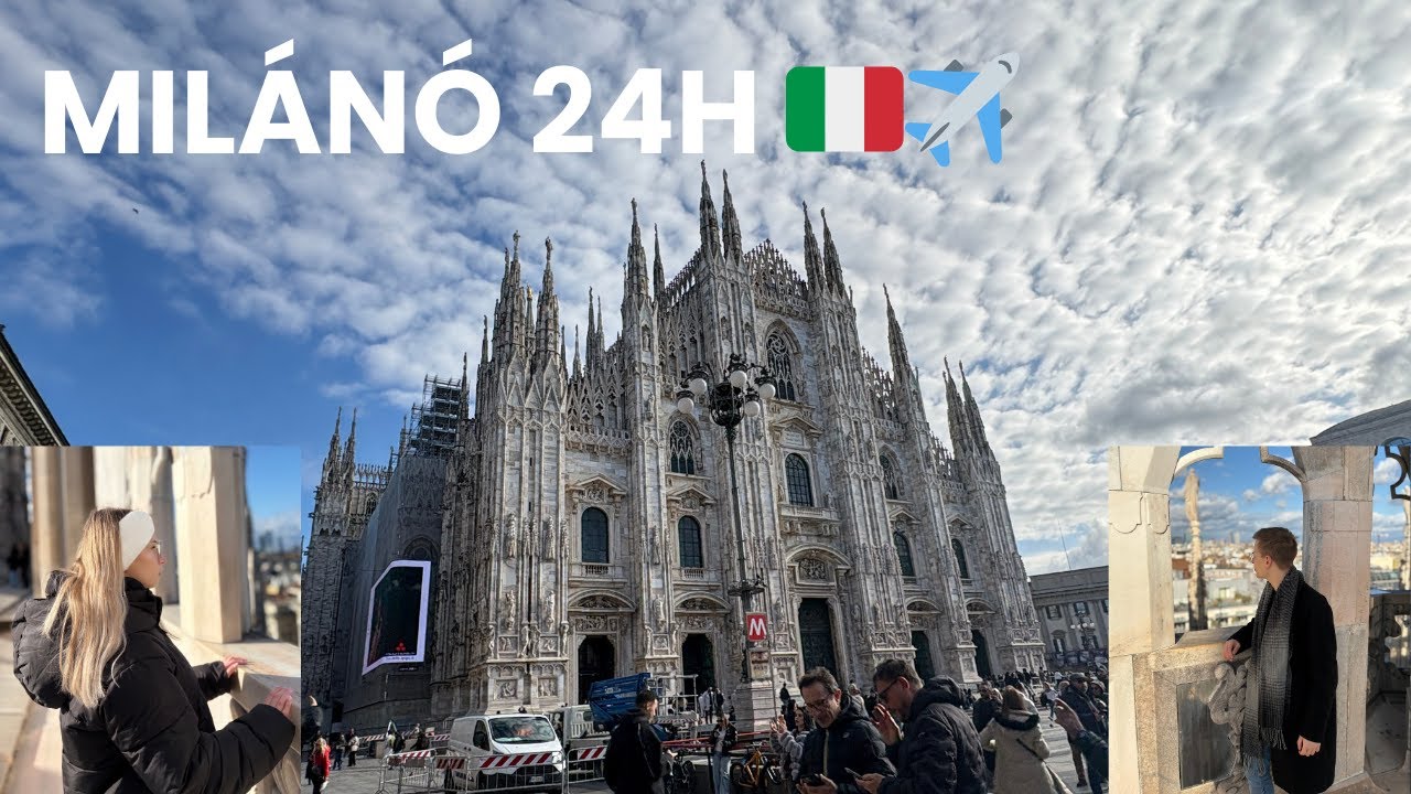 24 órát töltöttünk Milánóban… és NEM erre számítottunk 😳✈️🇮🇹