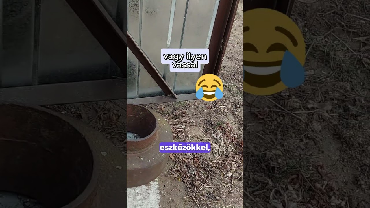 Lemezgarázs kétszárnyú kapu nyitása-zárása