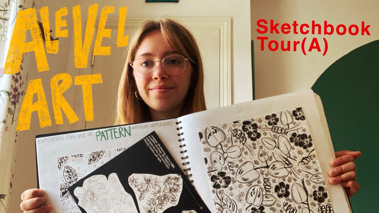 A-level art sketchbook tour (A)