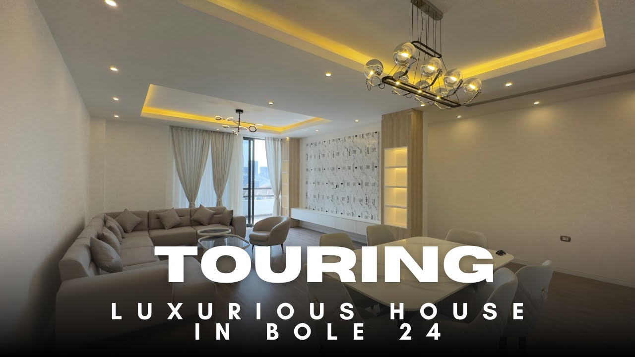 Touring the most luxurious 3 bedroom guest house in Addis Ababa BOLE 24