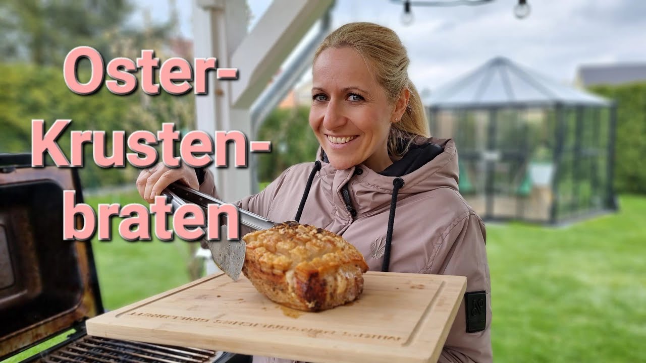 Ein Krustenbraten zu Ostern/ Braten vom Elektrogrill