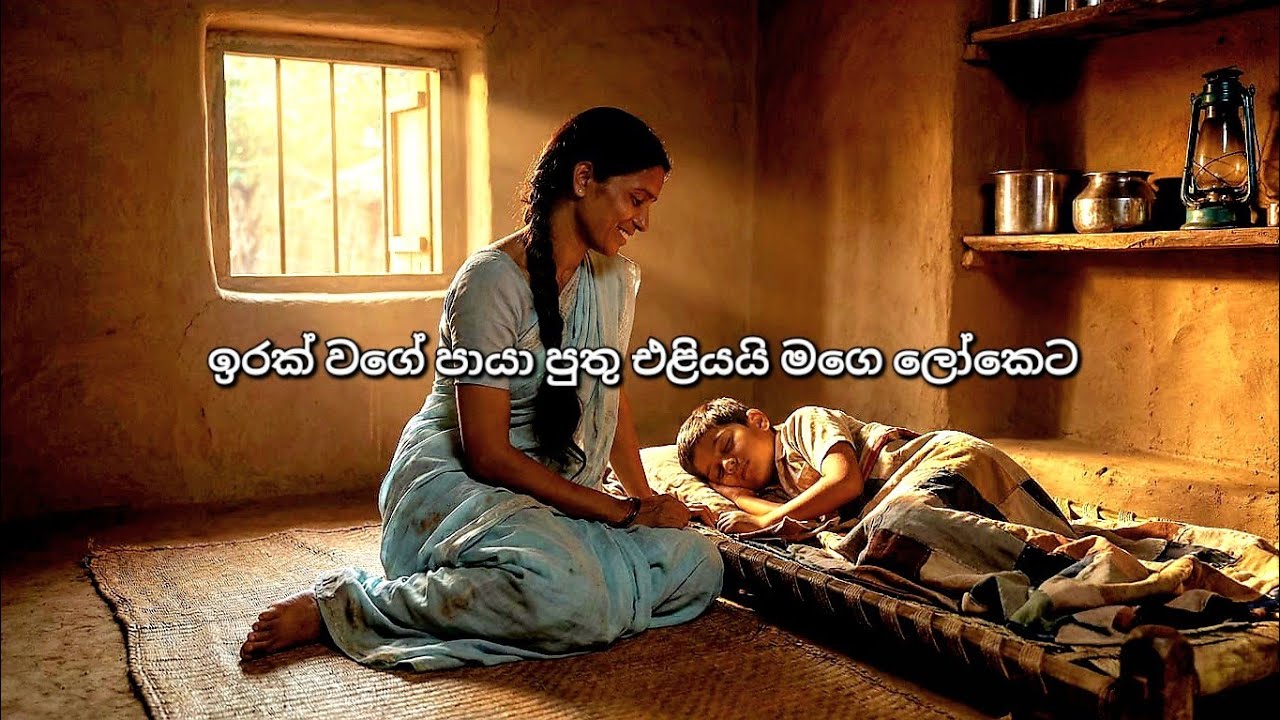 ඉරක් වගේ පායා පුතු එළියයි මගෙ ලෝකෙට #originallyrics #sinhalasongs