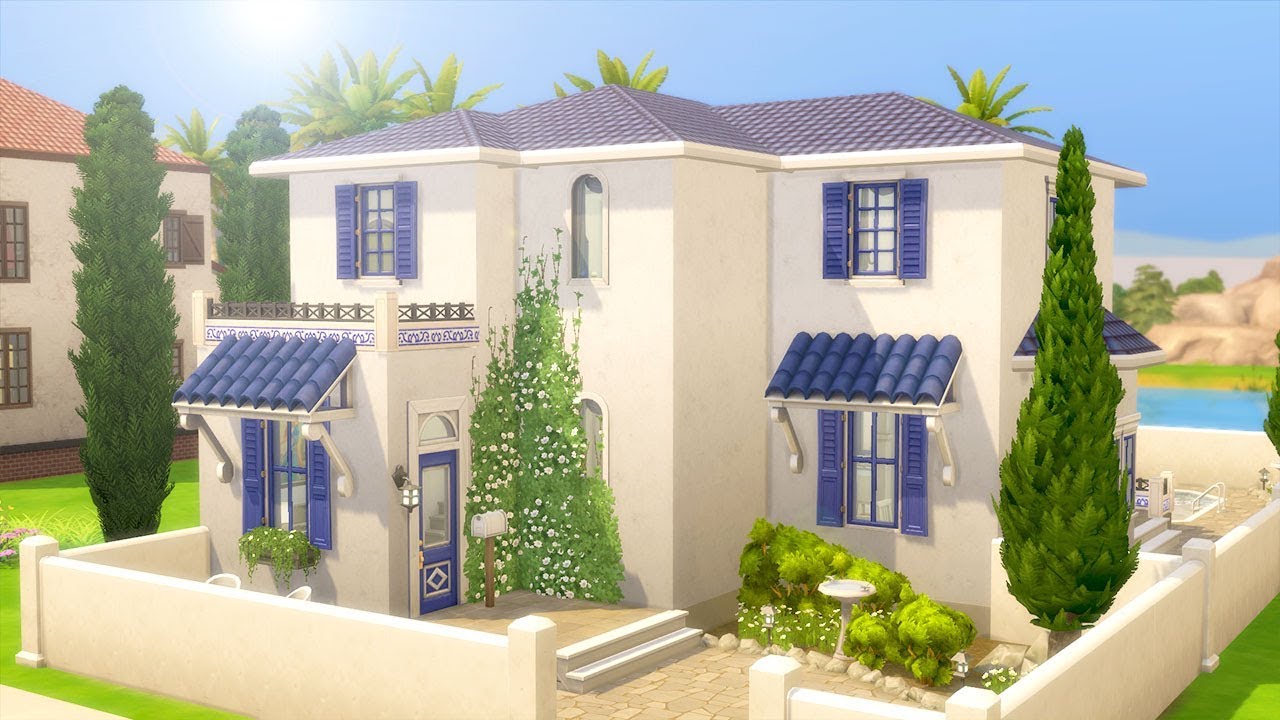 GREEK VILLA // The Sims 4: Speed Build