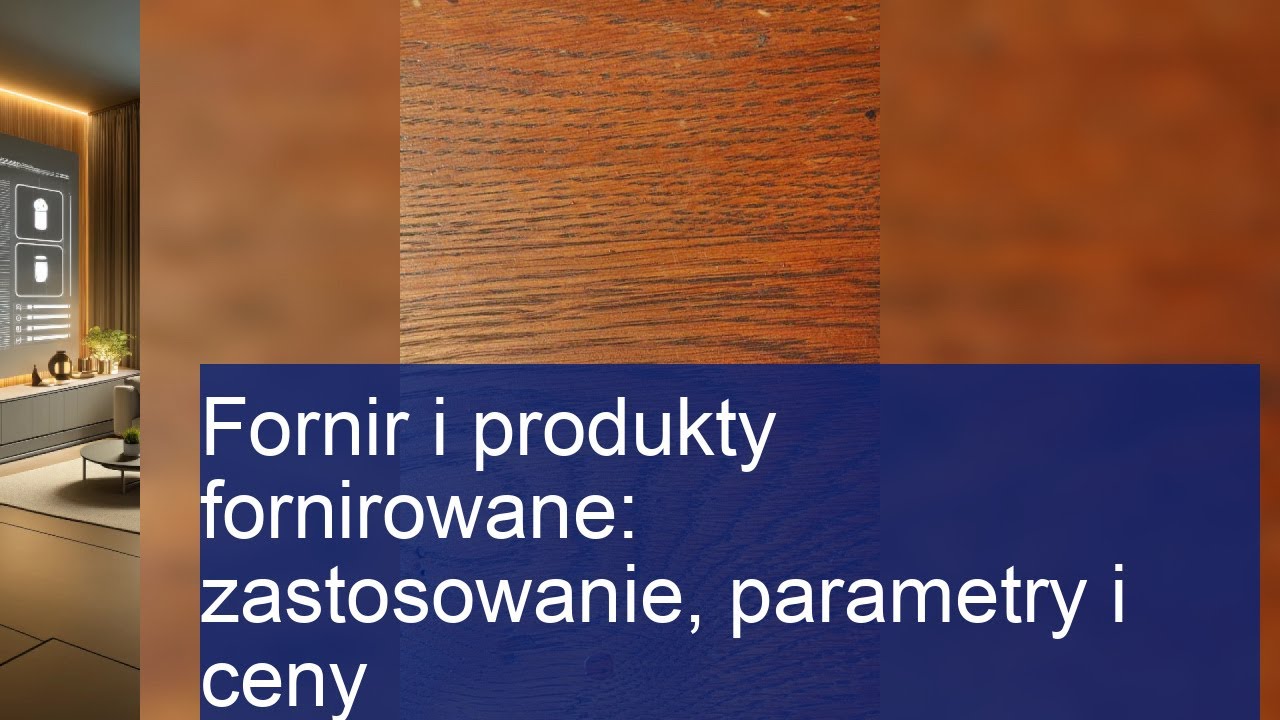 Fornir i produkty fornirowane: zastosowanie, parametry i ceny