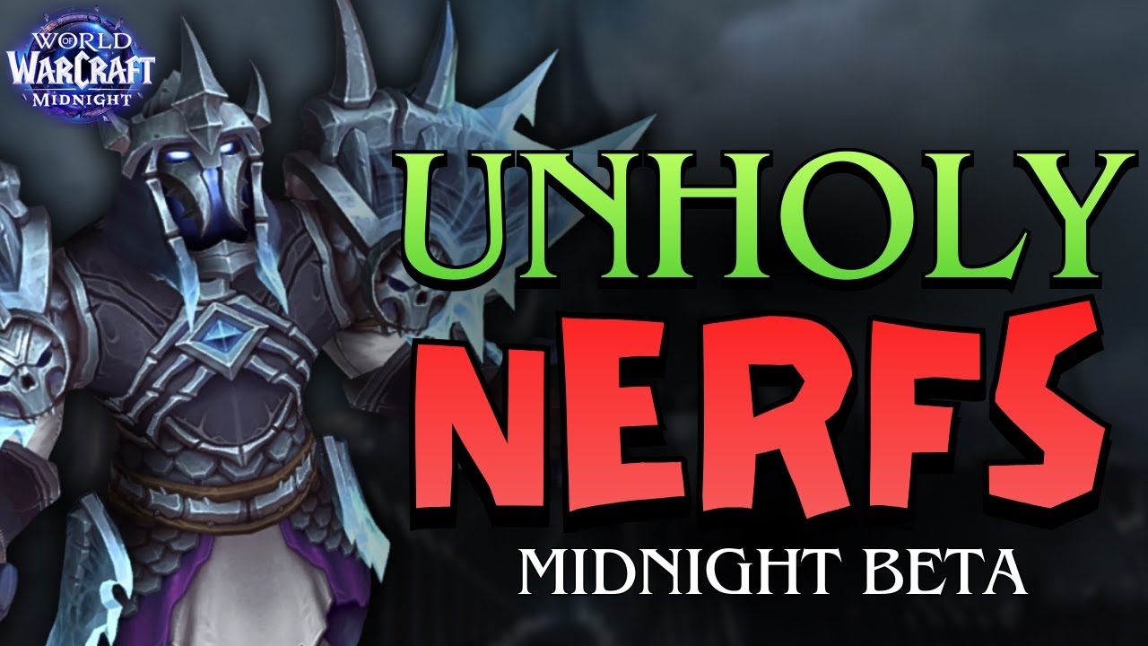 What's the state of UNHOLY DK on Beta after the NERFS? Midnight Beta 12.0.1