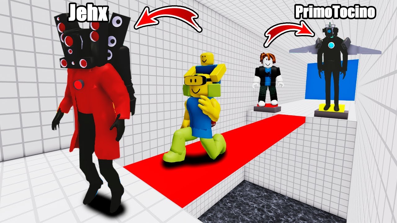 EL PRIMO TOCINO Y JEHX SE CONVIERTEN EN TITANES PARA PASAR ESTE OBBY | JehxTp