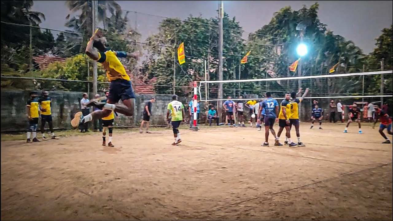 Gampaha Siyane Tharu vs SVP Colombo Gemunu Volleyball Tournament Set 1