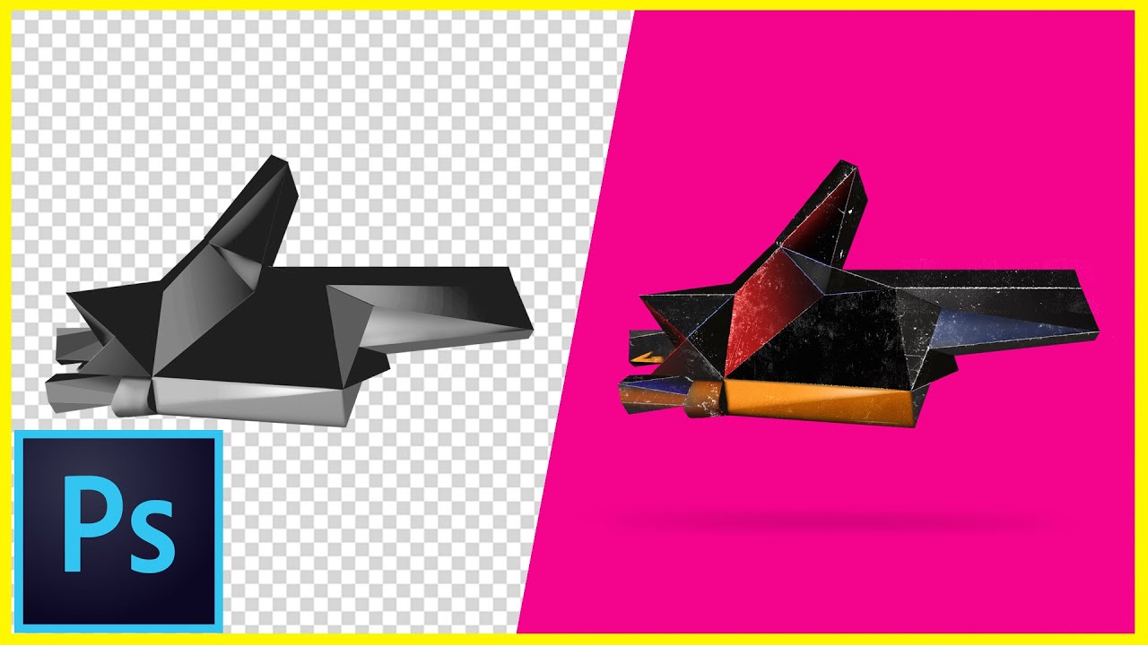 Cover Art Tutorial - Run The Jewels 4 (Low Poly Design)