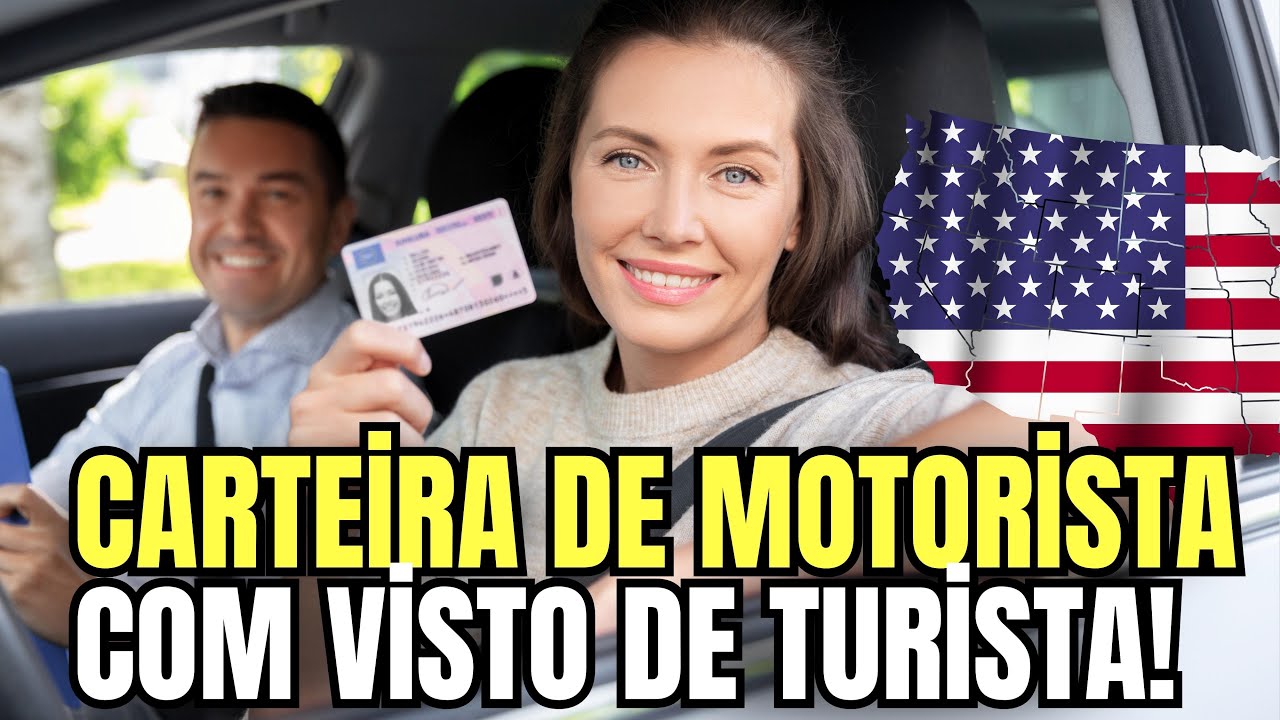 Estados dos EUA Onde Você Pode Tirar a Carteira de Motorista com Visto de Turista! 🚗🇺🇸