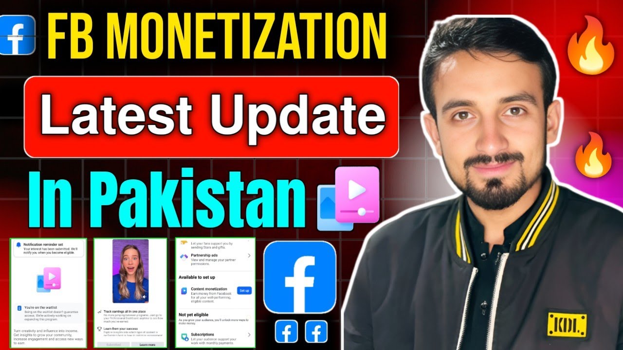 Latest Update - Facebook Monetization in Pakistan 🔥