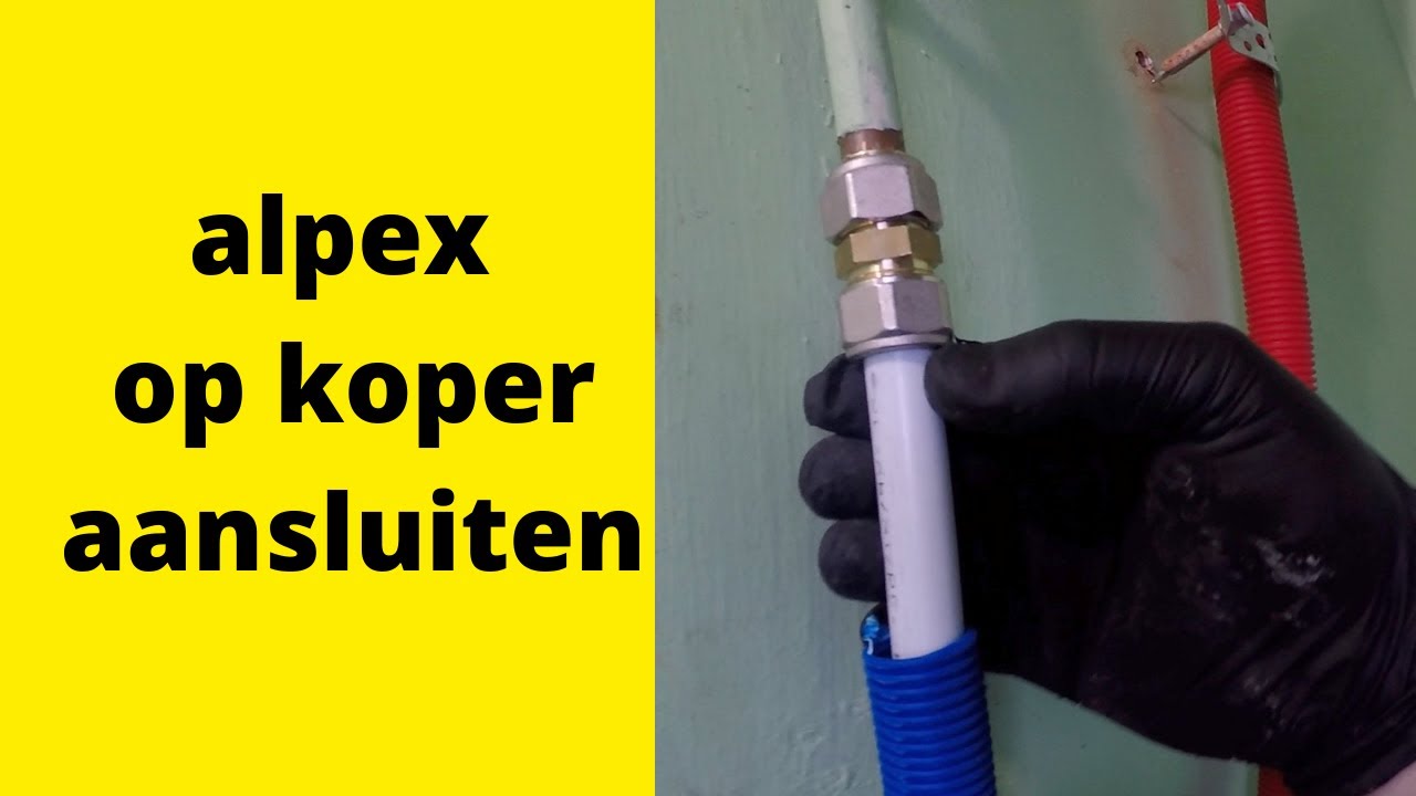 koper aan meerlagenbuis aansluiten #meerlagenbuis #knelkoppeling