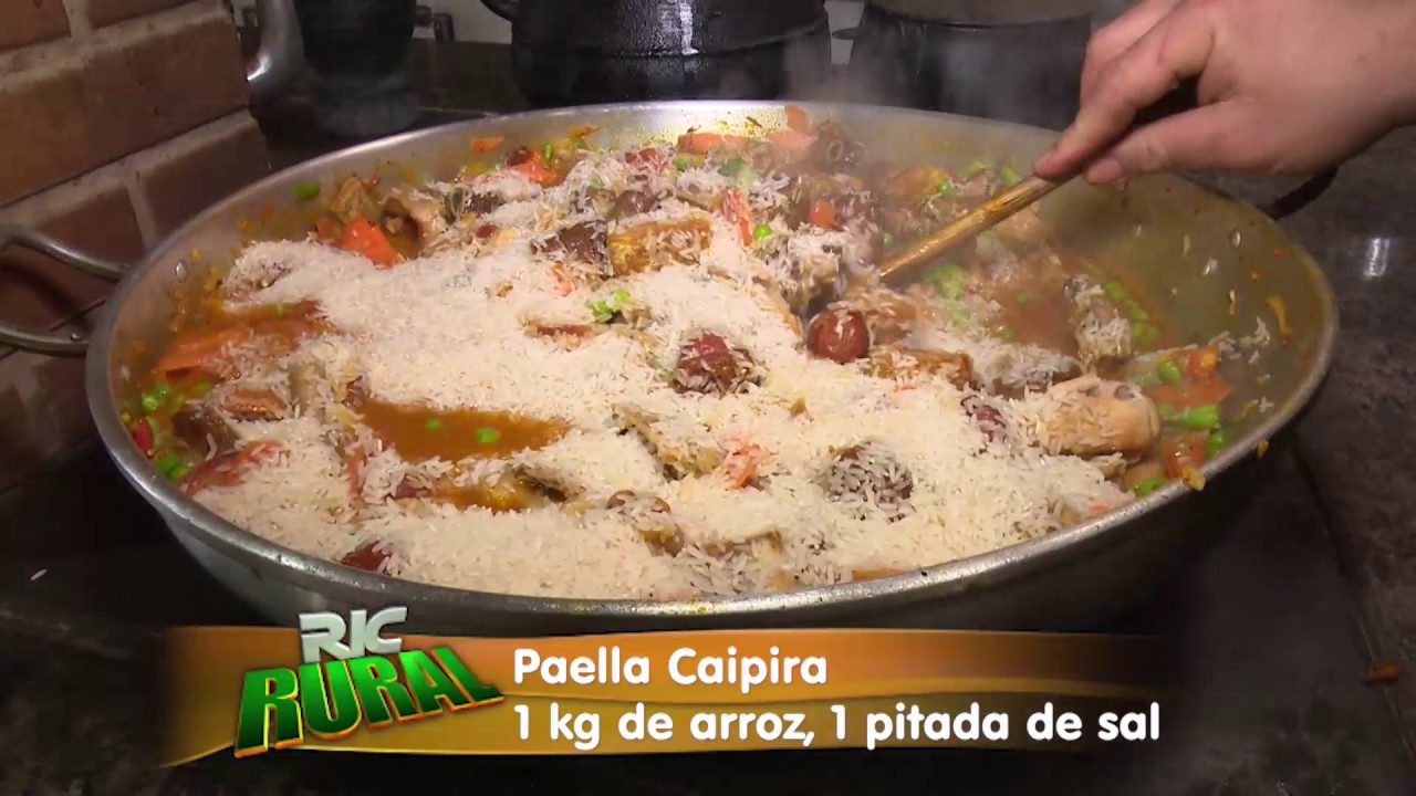 Aprenda a fazer Paella Caipira