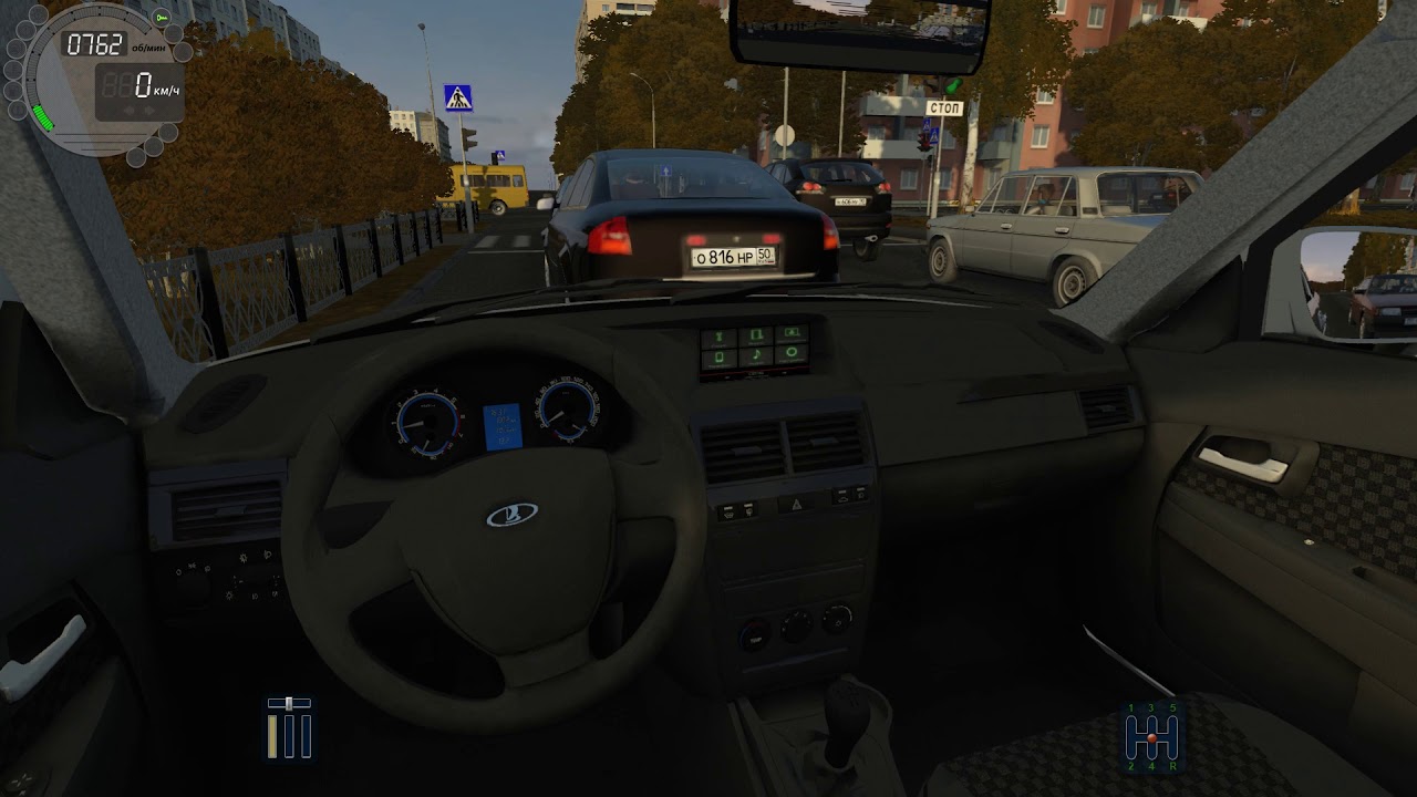 City Car Driving (v1.5.9) LADA Priora 2172 Хэтчбек |Fast driving