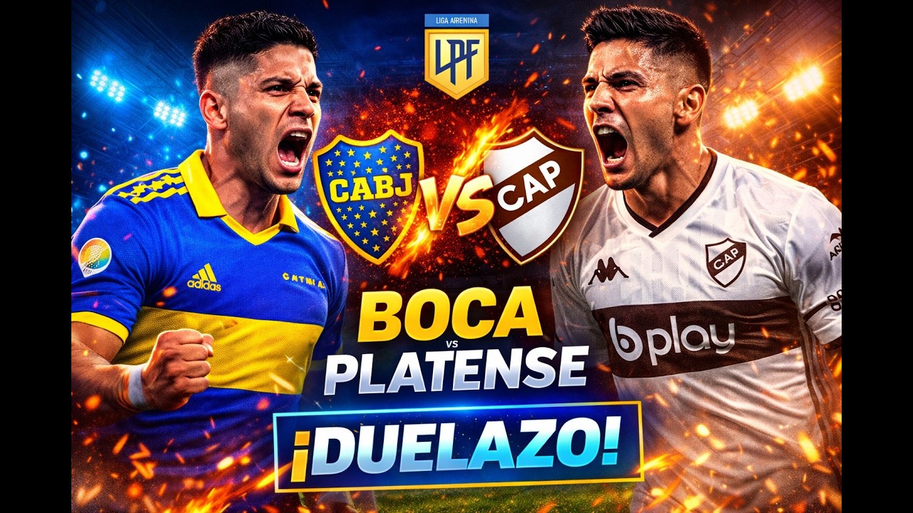 Boca jrs vs Platense - Liga Argentina de Futbol