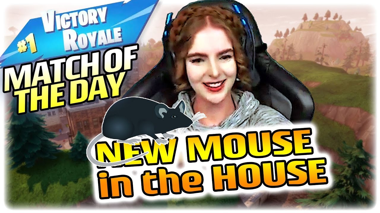 New Mouse in the House - Stream Highlights - LOEYA playing FORTNITE BATTLE ROYALE
