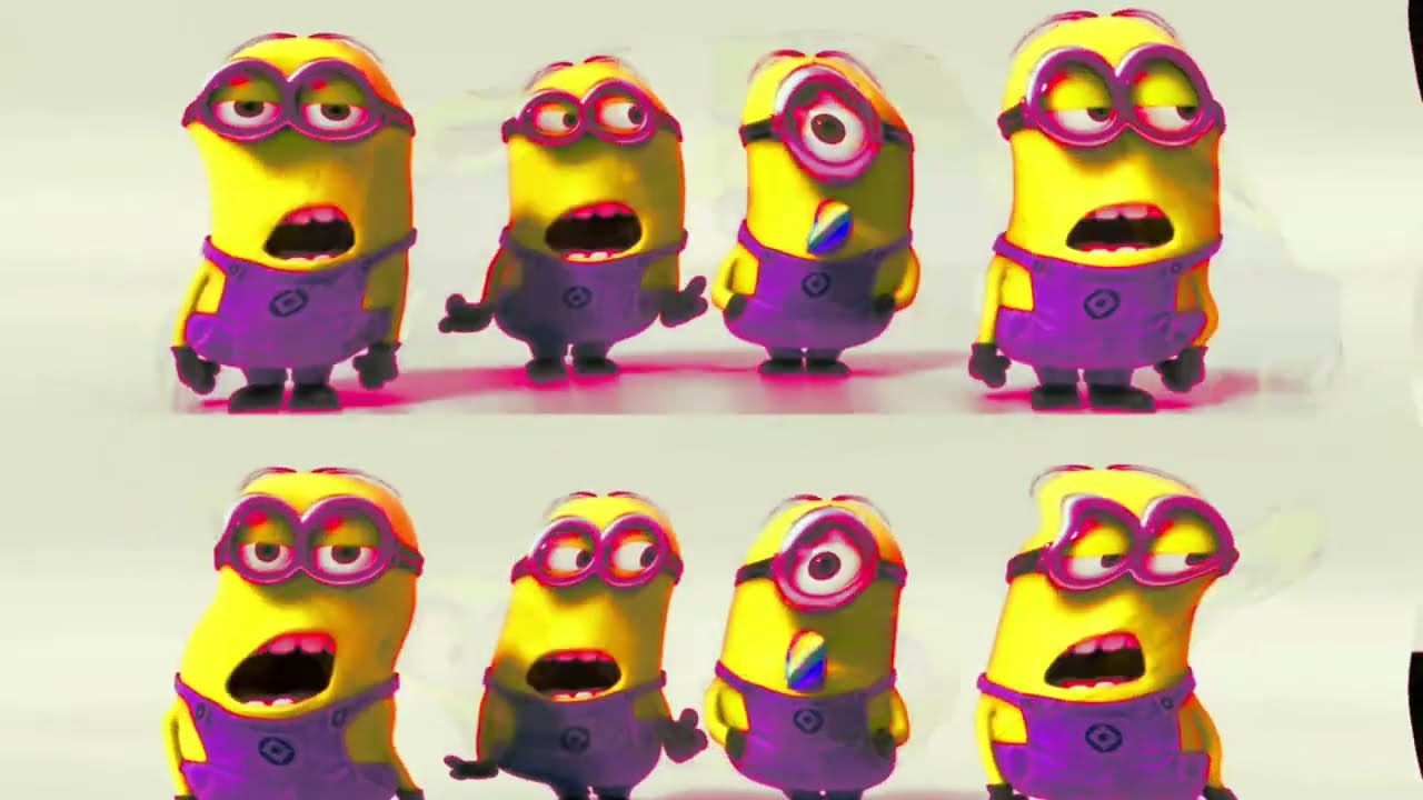Minions Banana Song 🍌 – Voice Flip, Colors Gone Wild & Glitch Madness (Part 2)