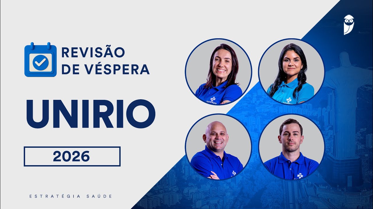 Revisão de Véspera Unirio 2026
