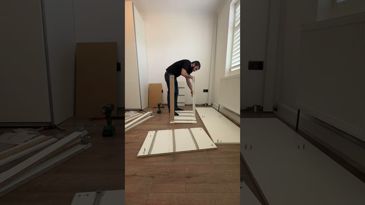 How to assemble IKEA Malm 6 drawers chest of drawer #IKEAAssembly #xyzbca #FurnitureAssembly #home